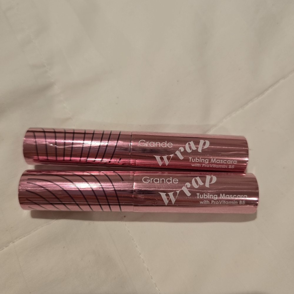 2 NWT Tubes Grande Wrap Mascara - Brand New Factory Sealed 4ml each